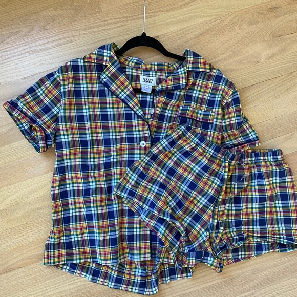 Sleepy Jones Other - Sleepy Jones Plaid Pajamas